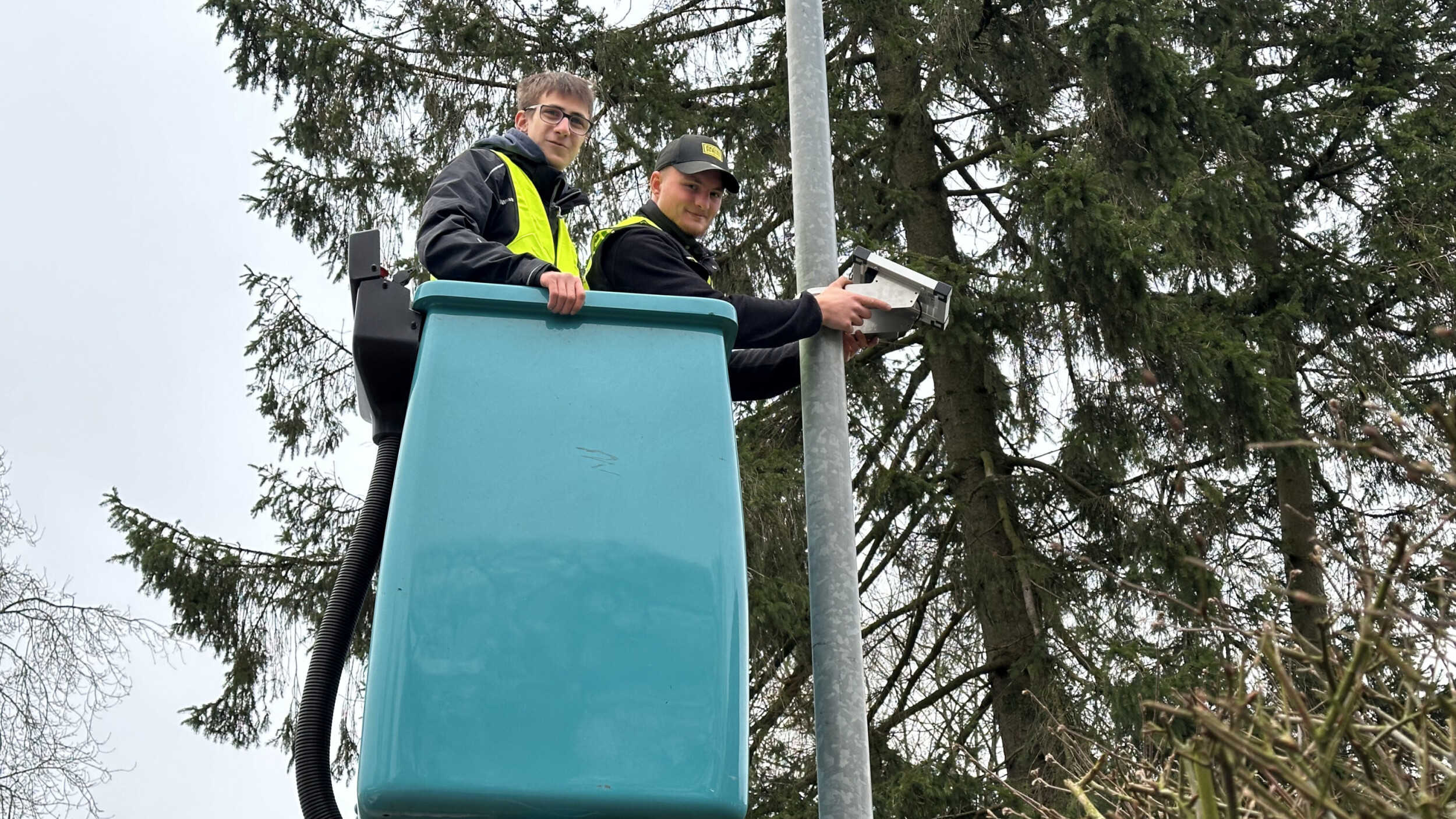 Projekt-Mitarbeitende im Einsatz