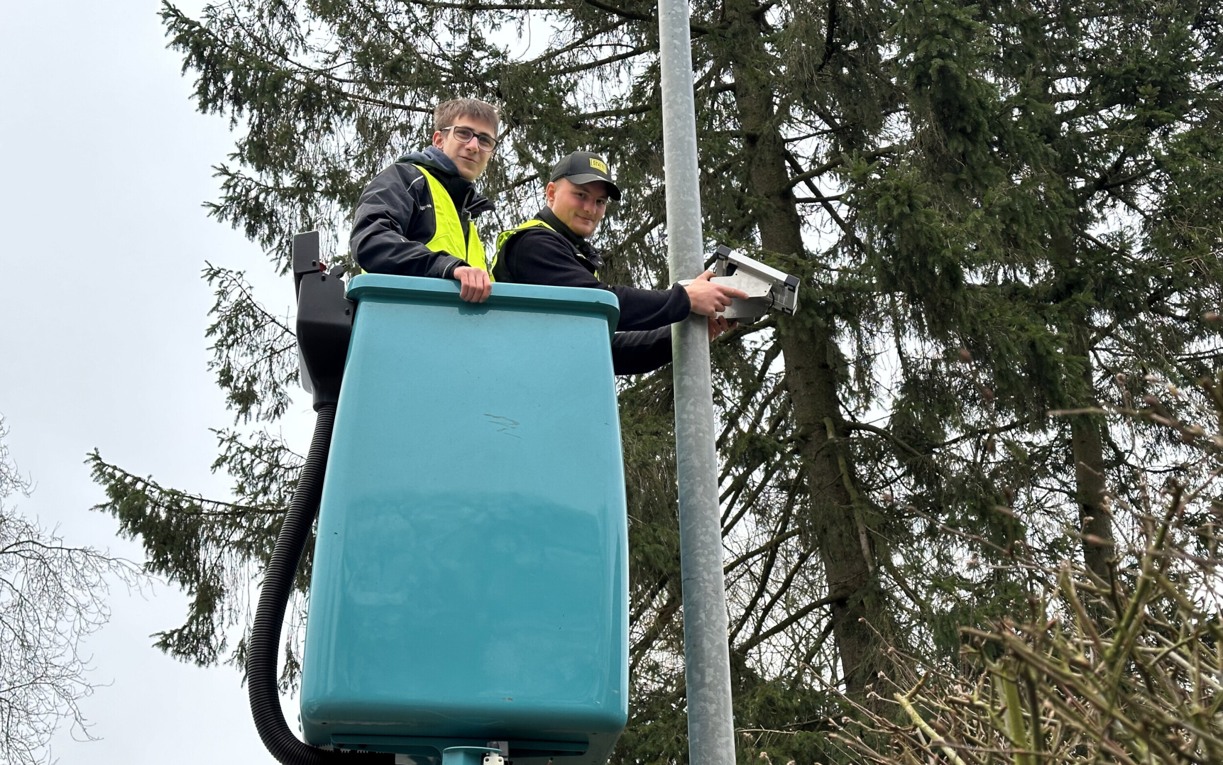 Projekt-Mitarbeitende im Einsatz