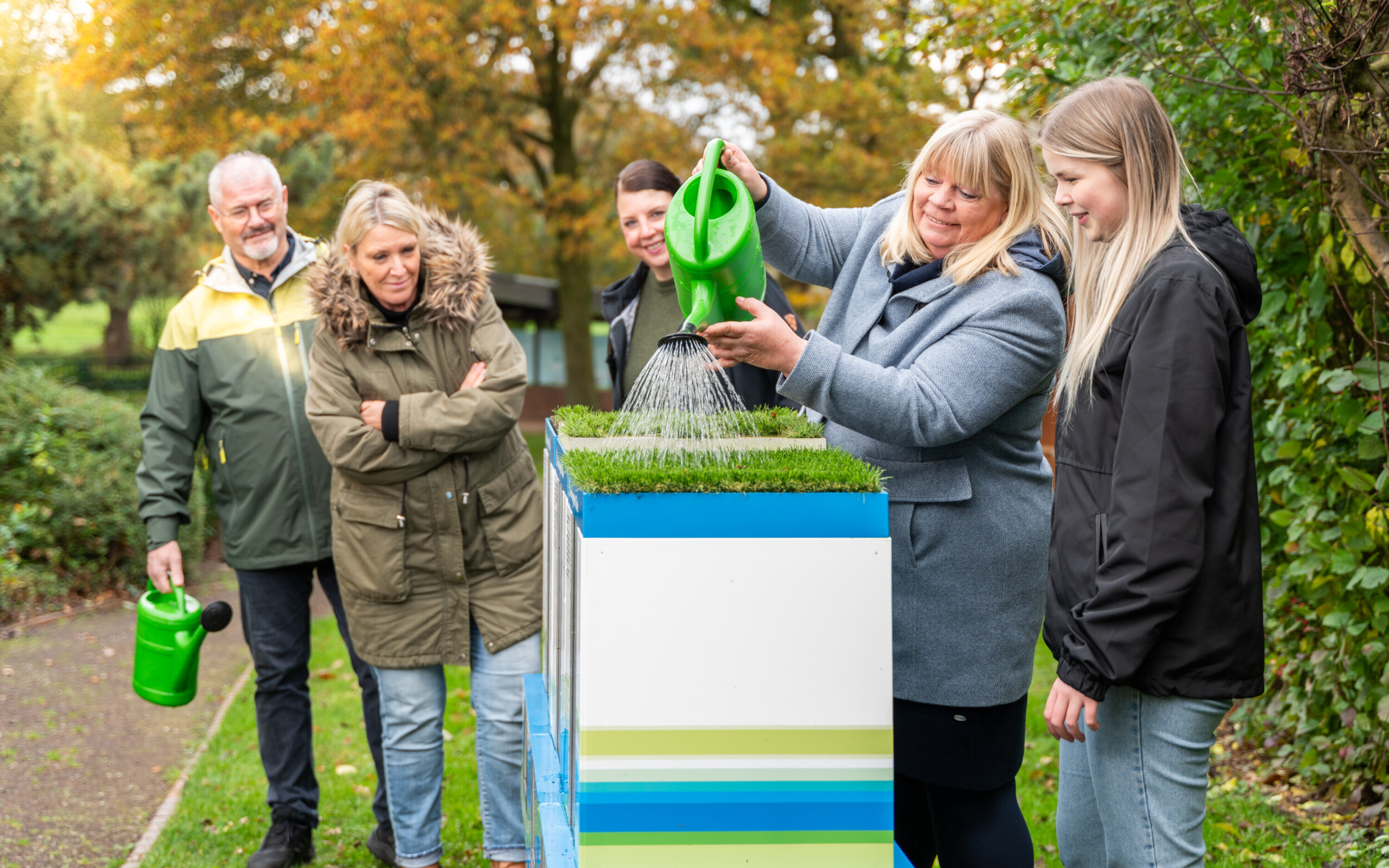 Trinwasserlehrpfad Bodenschichten